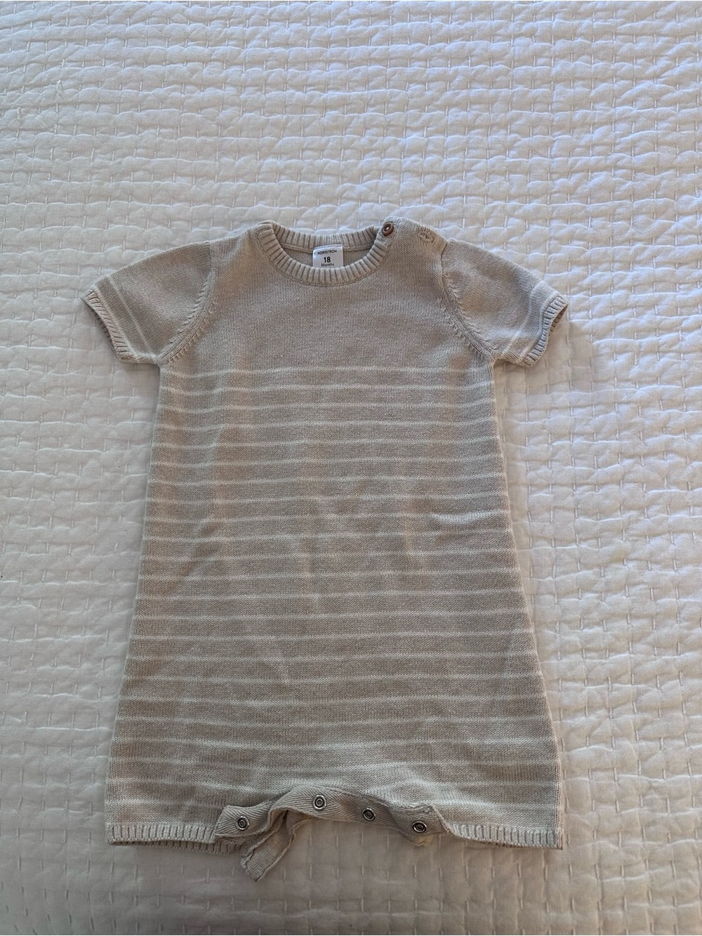 Nordstrom Baby Sweater Onesie in Beige